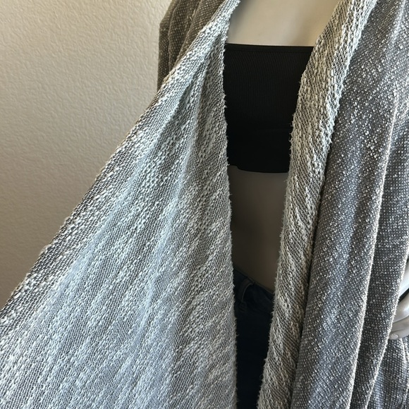 Free People In the Loop Waterfall cardigan in grey - Picture 4 of 10